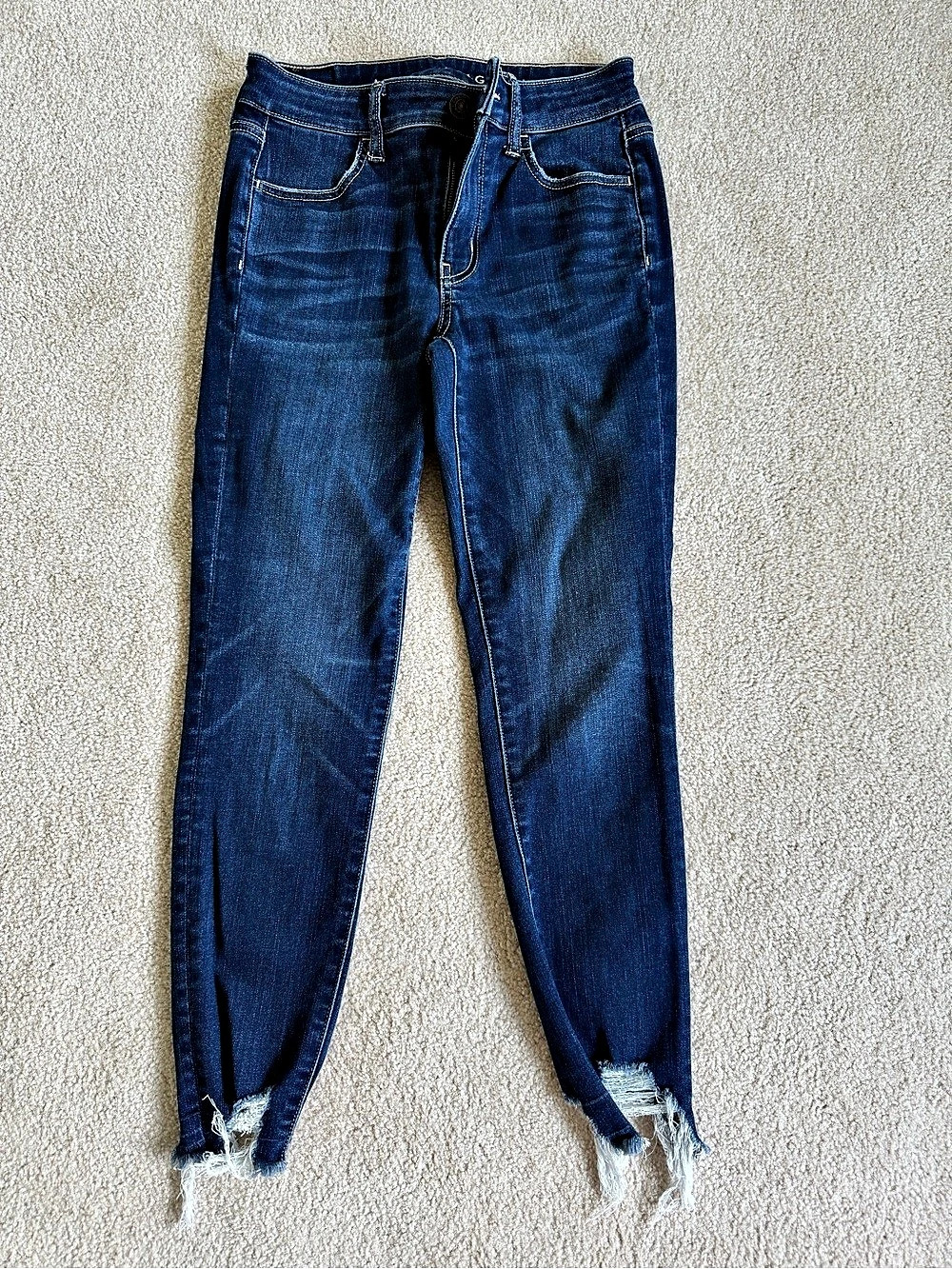 American Eagle Ne(x)t Level Stretch High-Waisted Jegging Blue Waist